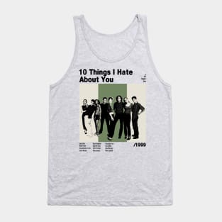 10 Things Retro Poster Tank Top